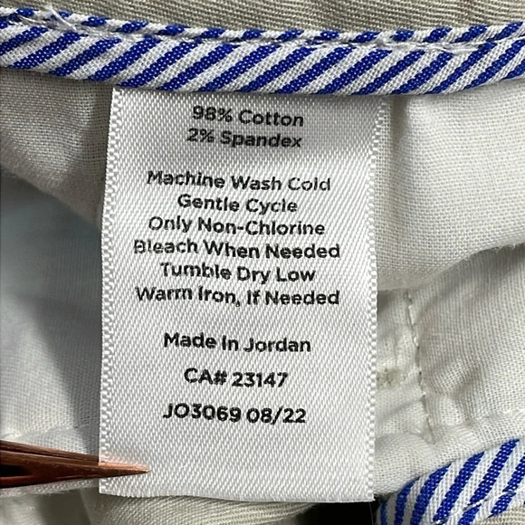 NWT Talbots Relaxed Chino Ankle Length Pants Khaki Tan 24W - Picture 16 of 16